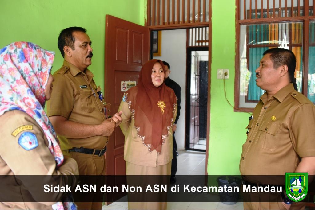 Sidak ASN dan Non ASN di Kecamatan Mandau