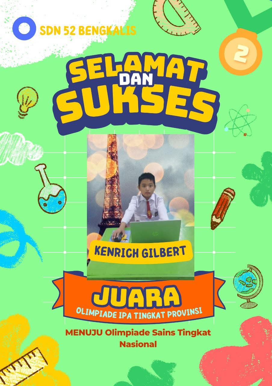 Selamat dan Sukses Kenrich Gilbert