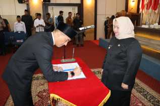 Hadi Prasetyo Resmi Dilantik sebagai Kepala Disparbudpora Bengkalis