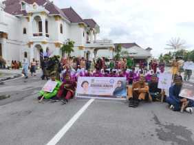 Peringati Hari Kartini, SMPN 3 Bengkalis Gelar Karnaval Budaya