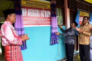 Komit Majukan Dunia Pendidikan, 2 Sekolah di Rupat Resmi Dinegerikan