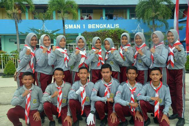 Semarakkan HUT Ke-72 RI, OSIS SMA Negeri 1 Bengkalis Gelar Berbagai Lomba