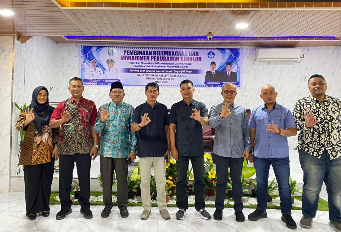 Tingkatkan Mutu Pendidikan, Disdik Bengkalis Dorong Guru SMP Terapkan Growth Mindset Tingkatkan Mutu Pendidikan, Disdik Bengkalis Dorong Guru SMP Terapkan Growth Mindset