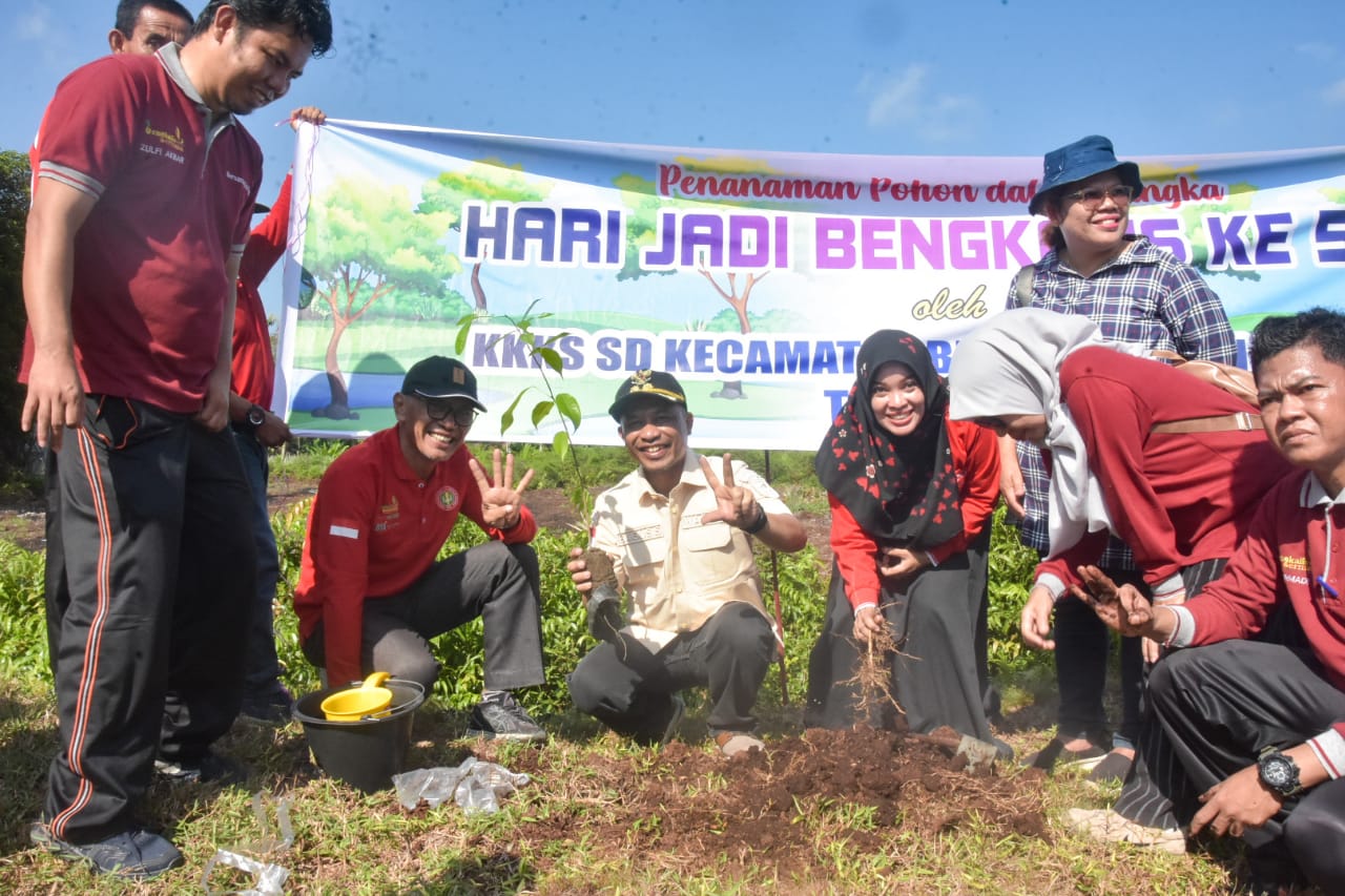 Wabup Apresiasi Aksi Penanaman Pohon Sempena Hari Jadi ke-512 Bengkalis