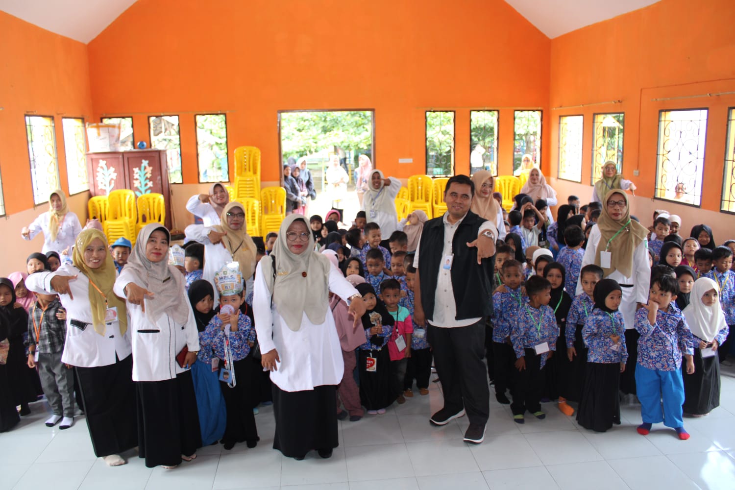 Disdik Bengkalis Bersama BPMP Riau Monitoring Pelaksanaan MPLS Ramah Jenjang PAUD di Sejumlah Satuan Pendidikan