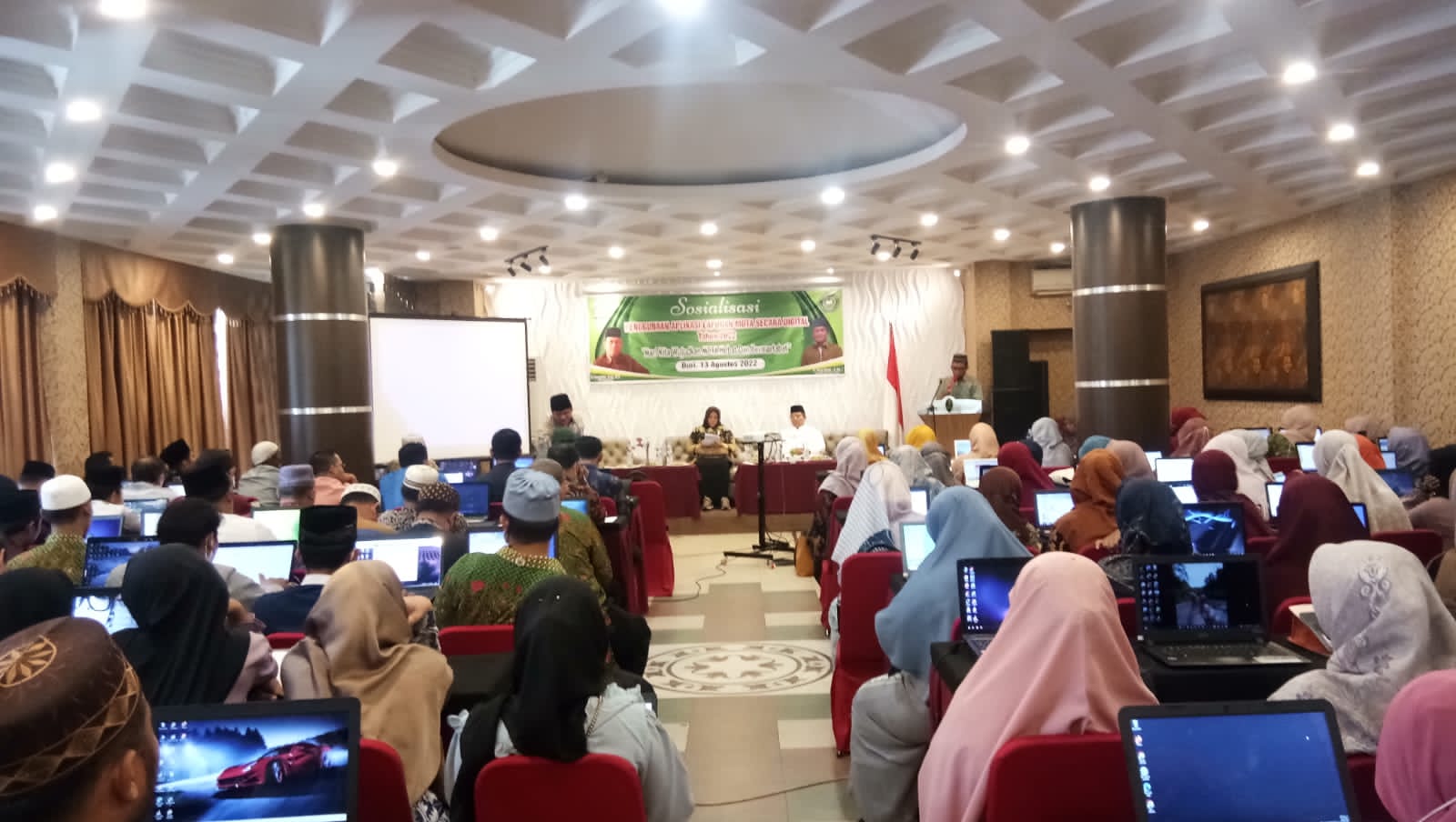 Gandeng KKG-FKDT Kecamatan Mandau, Disdik Gelar Kegiatan Sosialisasi Penggunaan Aplikasi Laporan Bulanan MDTA Secara Digital