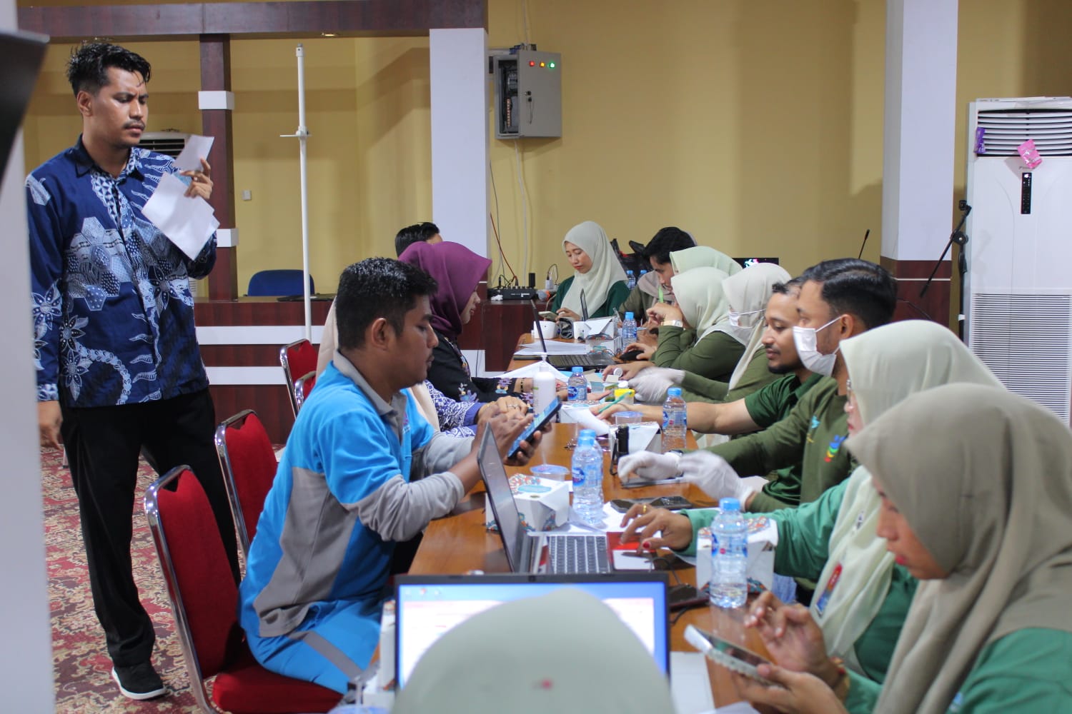 Peduli Kesehatan Pegawai, Disdik Bengkalis Gelar Cek Kesehatan Gratis