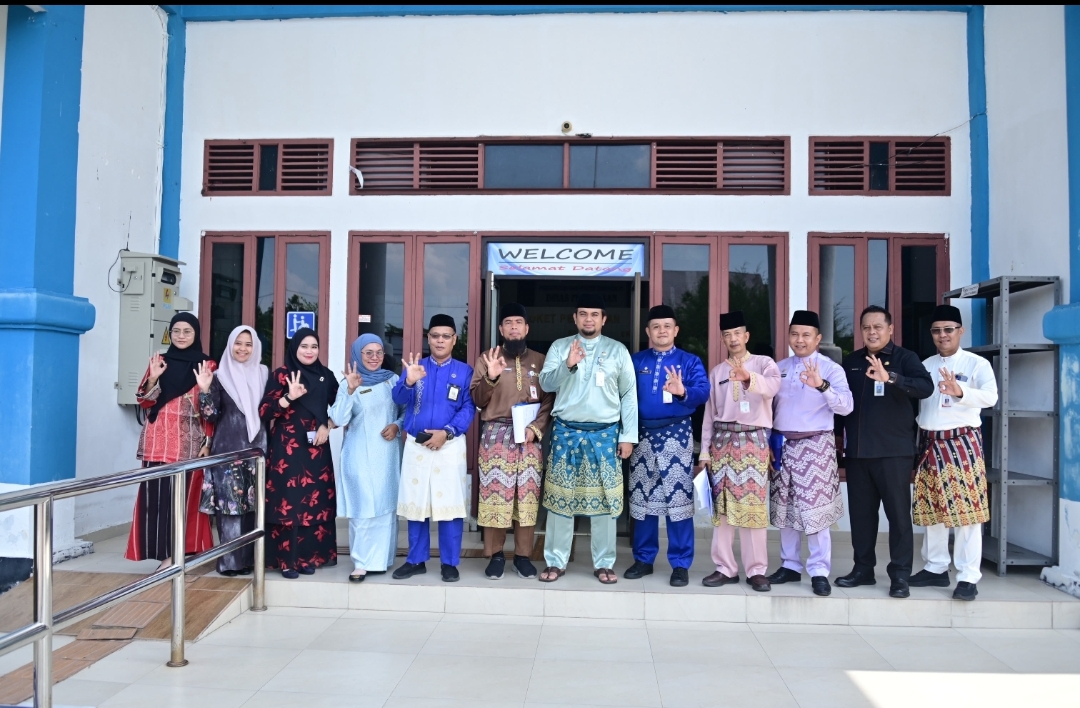 Semarak Hari Jadi ke-514 Bengkalis, Tim Penilai Lomba Kebersihan Tinjau Dinas Pendidikan