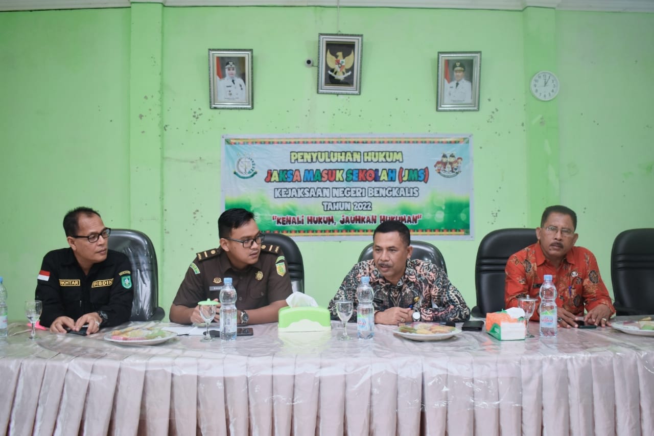 Serunya Jaksa Masuk Sekolah Bersama Disdik Bengkalis