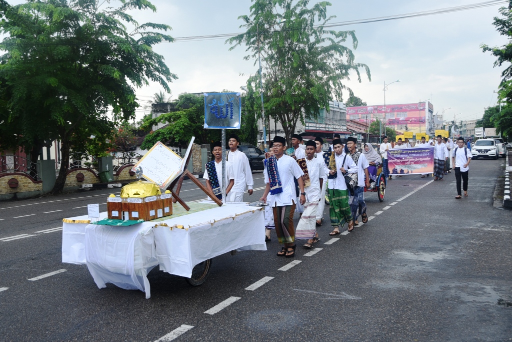 Sambut Ramadhan, SMAN 1 Bengkalis Gelar Pawai