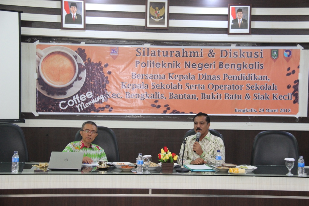 Plt Kadisdik Bengkalis Hadiri Coffe Morning Polbeng