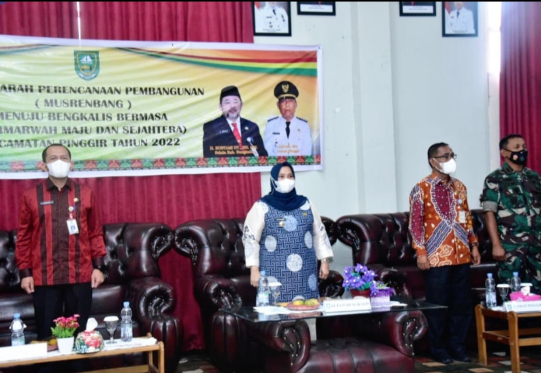 Musrenbang Pinggir, Kadisdik Kholijah Himbau Kepada Mahasiswa Kejar Beasiswa LPDP