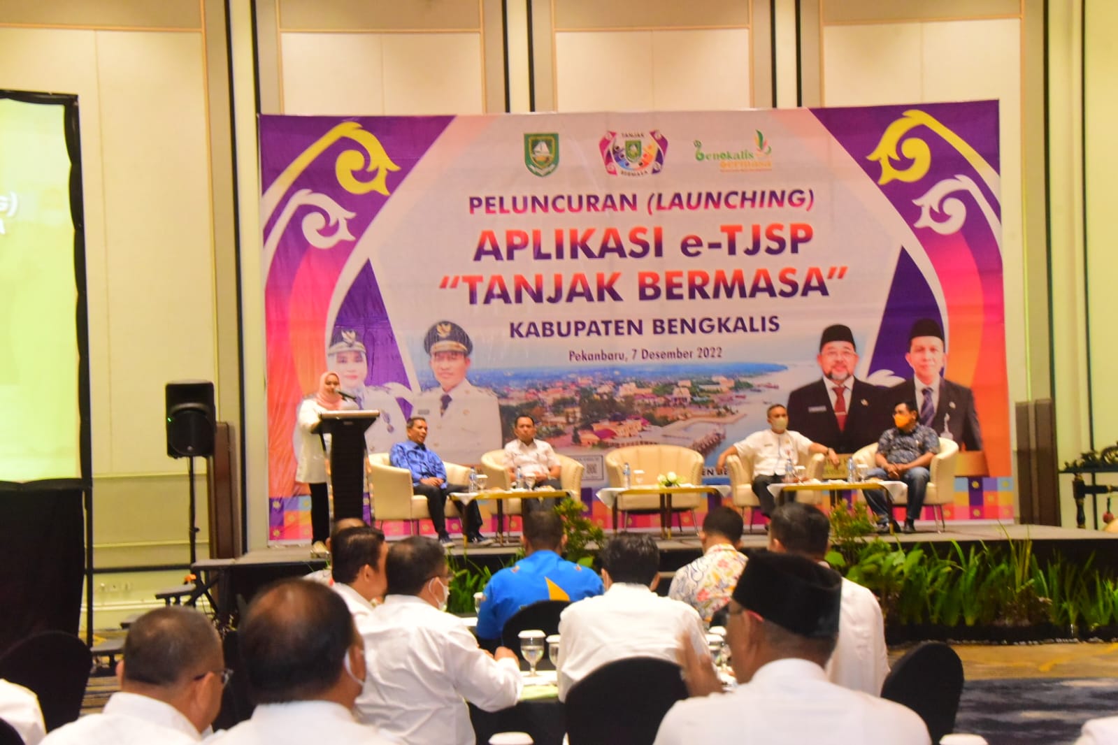 Kadis Pendidikan Menghadiri Launching e-TJSP Tanjak Bermasa Guna Mendukung Percepatan Pembangunan Kabupaten Bengkalis