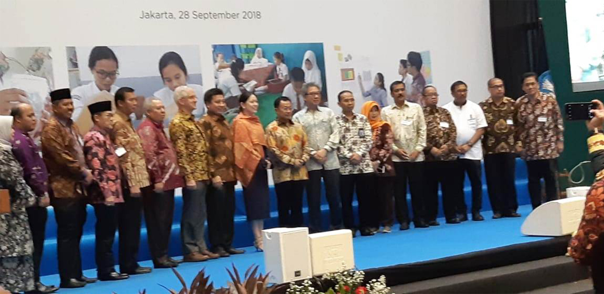 Wakili Bupati, Kadisdik Bengkalis Hadiri Peluncuran Program Pintar di Jakarta