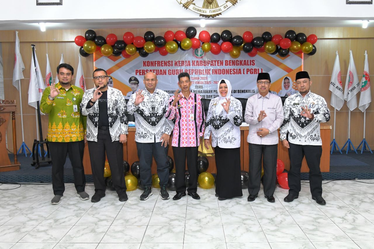 Konferensi PGRI Kabupaten Bengkalis, Guru Harus Jadi Teladan Siswa dan Masyarakat