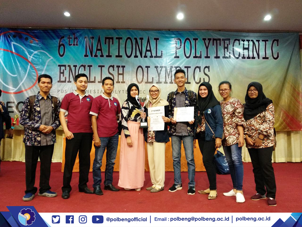 Polbeng Juara 3 Dari 52 Politeknik se-Indonesia
