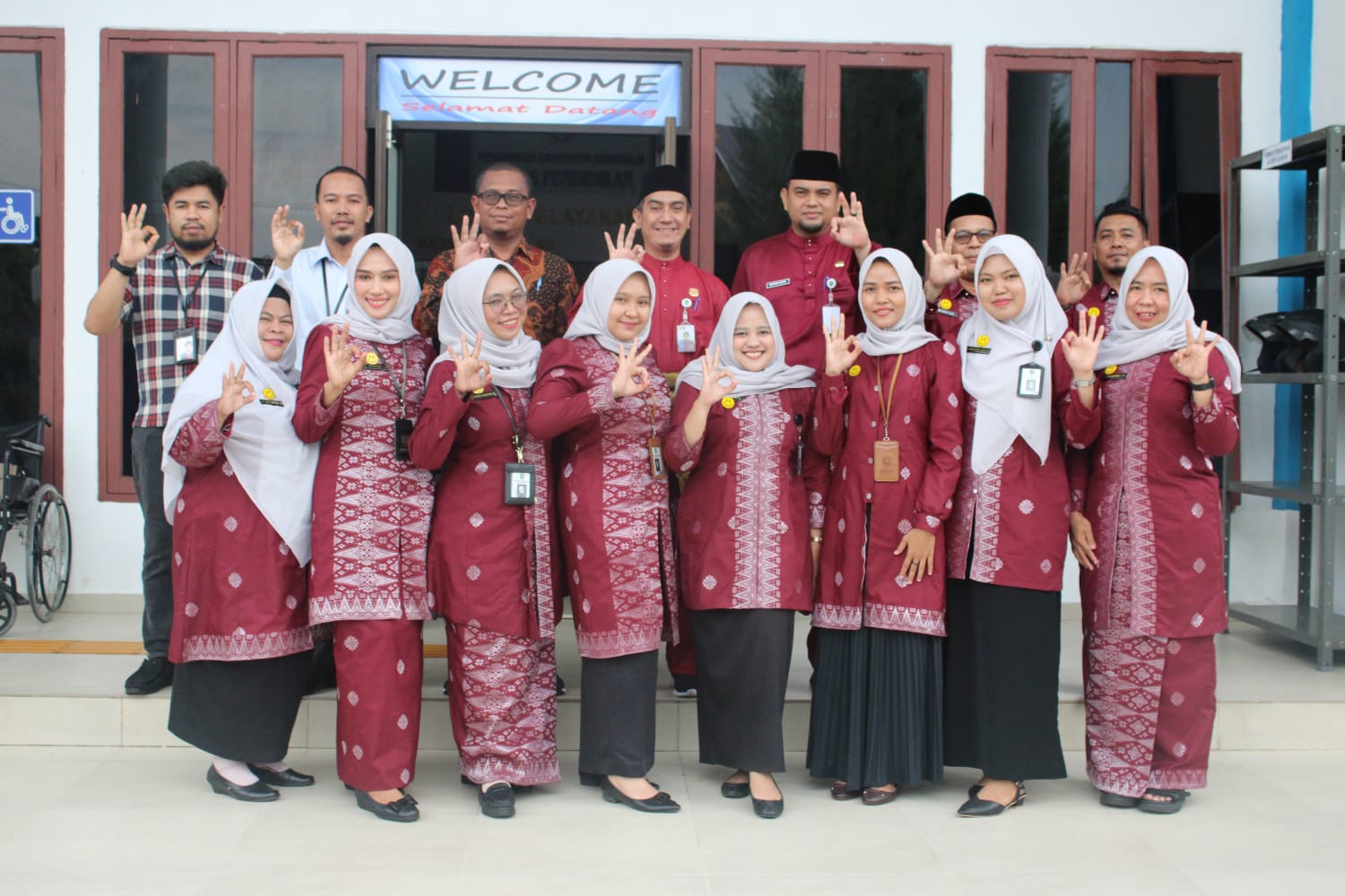 Terima Kunjungan Tim Penilai Kepatuhan Pelayanan Publik Ombudsman Riau, Kadisdik Bengkalis Optimis Raih Penilaian Terbaik