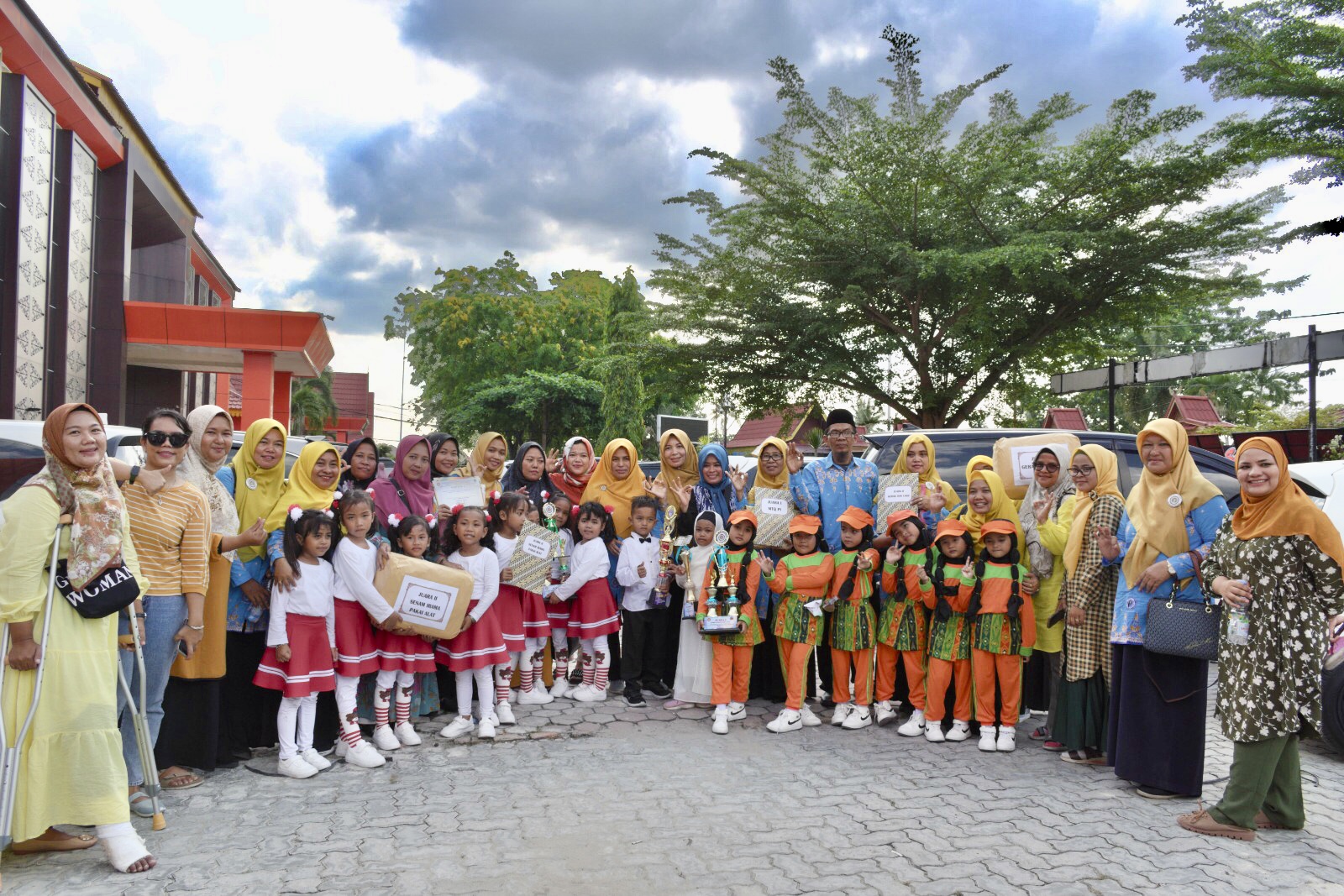 Bengkalis Sabet Juara Pada 4 Cabang Lomba Implementasi Porseni TK se Riau