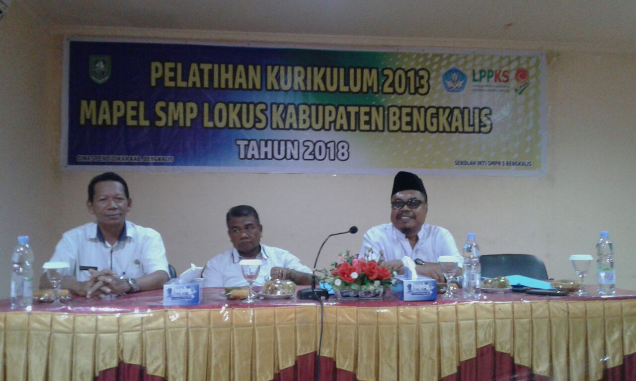 Pelatihan Kurikulum 2013 Tingkat SMP Tahun 2018