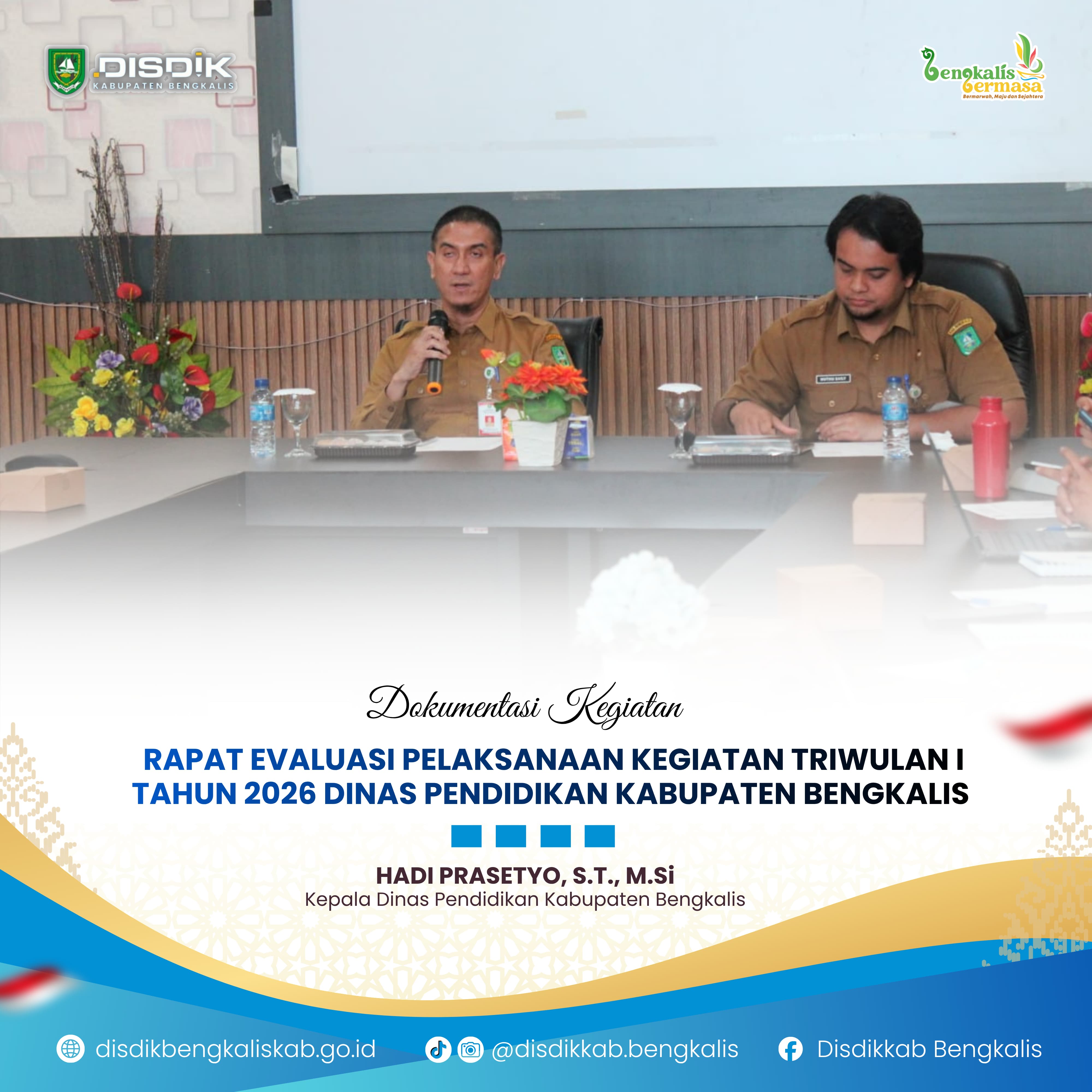Rapat Evaluasi Pelaksanaan Kegiatan Triwulan I Tahun 2026