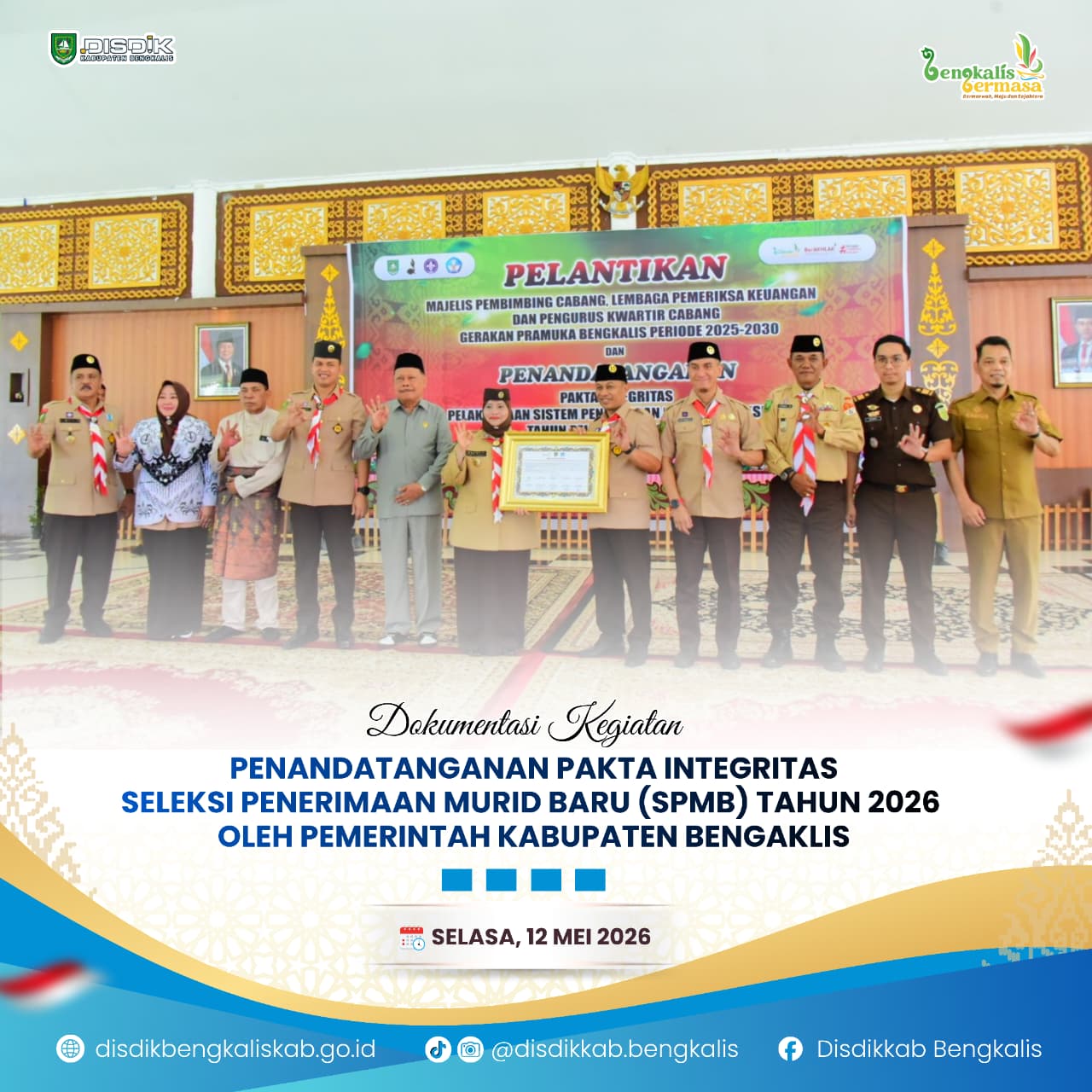 Dokumentasi Penandatanganan Pakta Integritas SPMB tahun 2026